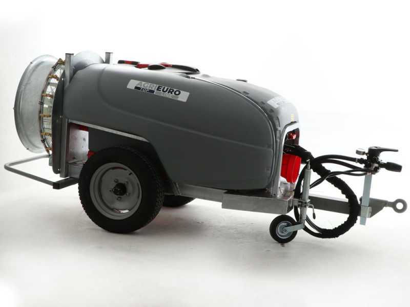 Atomizador de arrastre Gray T Car 800/70 con enganche para tractor para pulverizaci&oacute;n - Capacidad 800L - Bomba AR1064