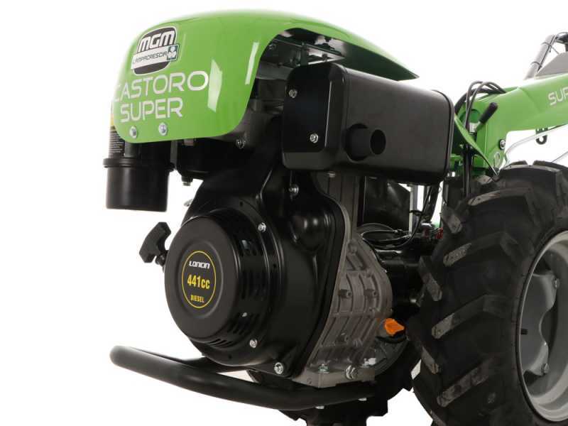 Lampacrescia MGM Castoro Super - Motocultor di&eacute;sel - Loncin D404F - 11HP