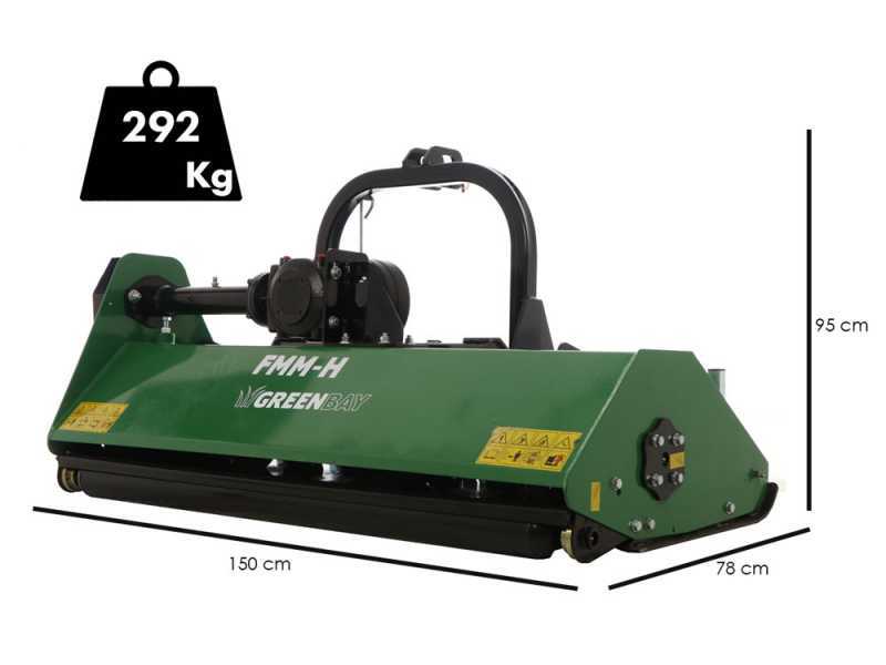 GreenBay FMM-H 135 - Trituradora para tractor - Serie media - Desplazamiento hidr&aacute;ulico