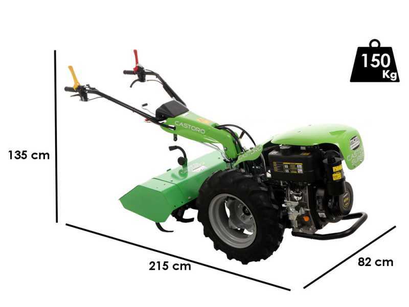 Lampacrescia MGM Castoro Super - Motocultor di&eacute;sel - Loncin D404F - 11HP