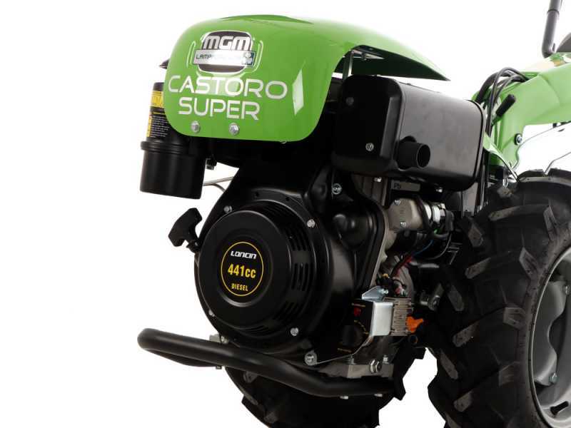 Lampacrescia MGM Castoro Super - Motocultor di&eacute;sel - Loncin D404F - 11HP