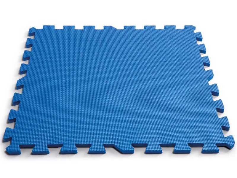 Protector de suelo antideslizante azul 50x50 cm 8pz Intex 29081