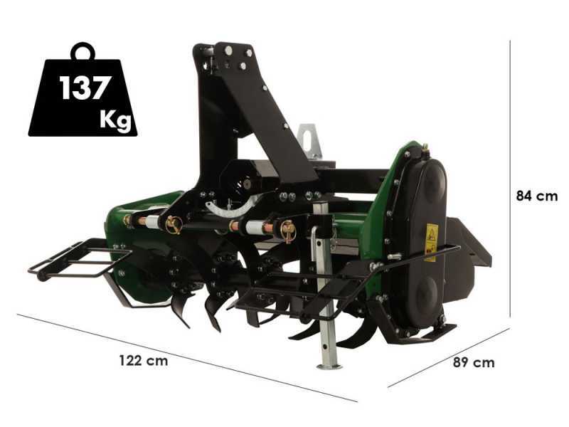 GreenBay TL 105 - Rotocultivador para tractor serie ligera - Enganche fijo