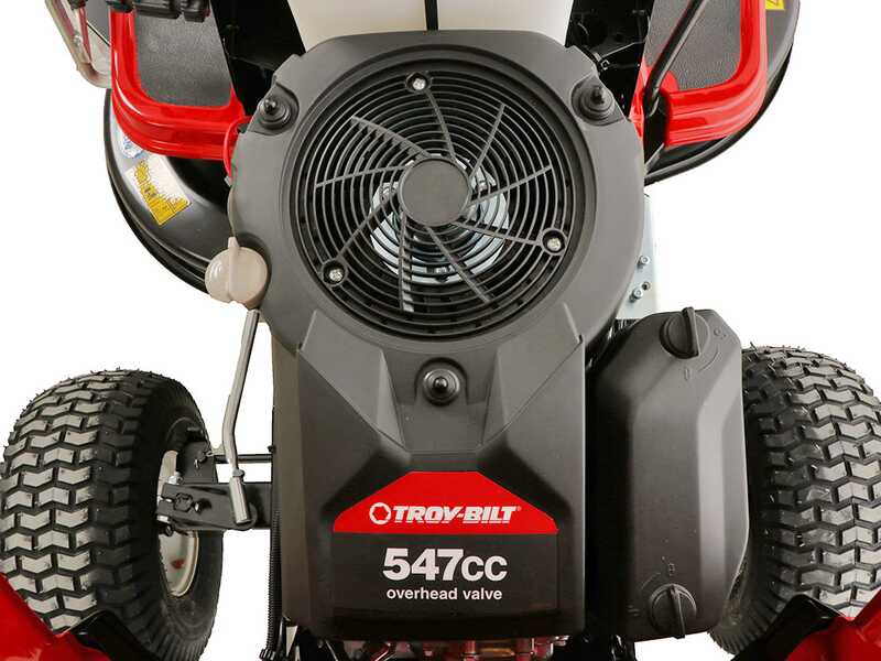 Tractor cortac&eacute;sped Troy Bilt Bronco 107T-S - transmisi&oacute;n continua CVT - salida lateral