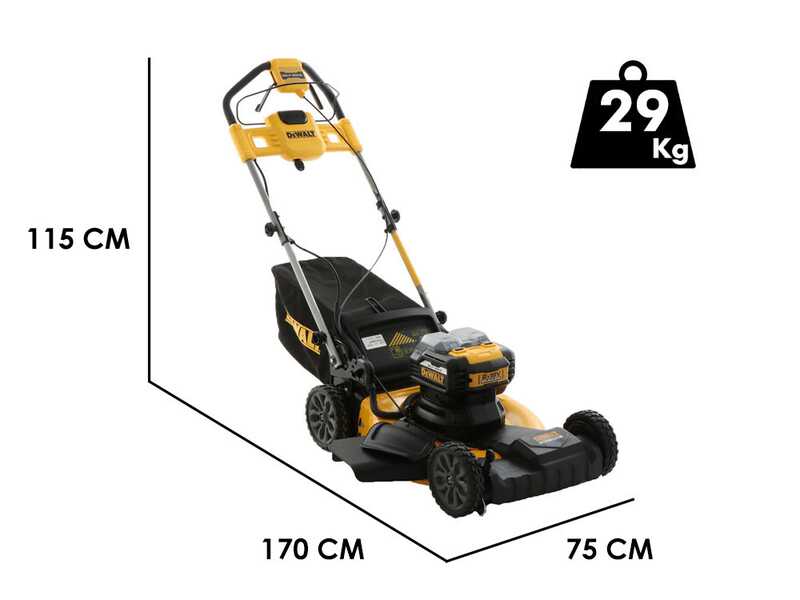 DeWalt DCMWSP564N-XJ - Cortac&eacute;sped de bater&iacute;a 18V - BATER&Iacute;A Y CARGADOR NO EST&Aacute;N INCLUIDOS