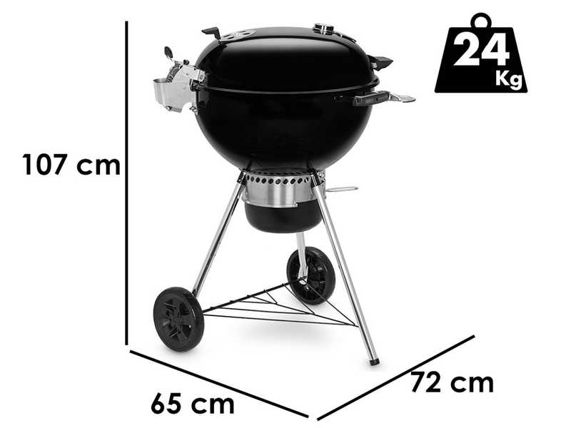 Weber Master Touch Premium SE E-5775 BLK - Barbacoa de carb&oacute;n