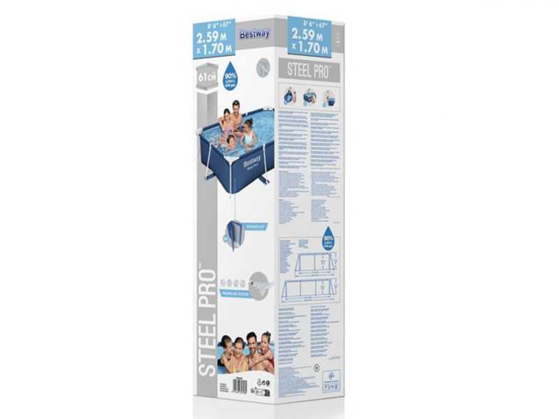 Bestway Steel Pro 56403 - 259x170x61 cm - Piscina desmontable