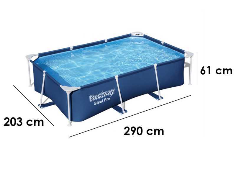 Bestway Steel Pro 56403 - 259x170x61 cm - Piscina desmontable