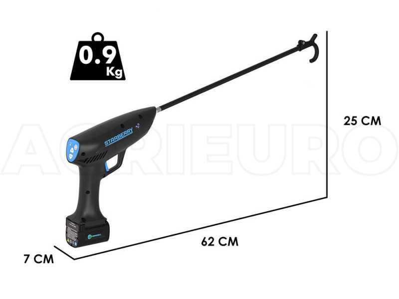 Vareador de ar&aacute;ndanos el&eacute;ctrico Campagnola Starberry MD2 - 3 bater&iacute;as 14.4V 2.5AH