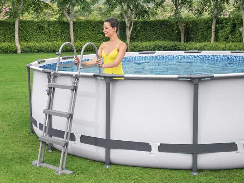 Bestway Steel Pro Max 56418 - &Oslash;366x100 cm - Piscina Redonda + Bomba filtro y escalera