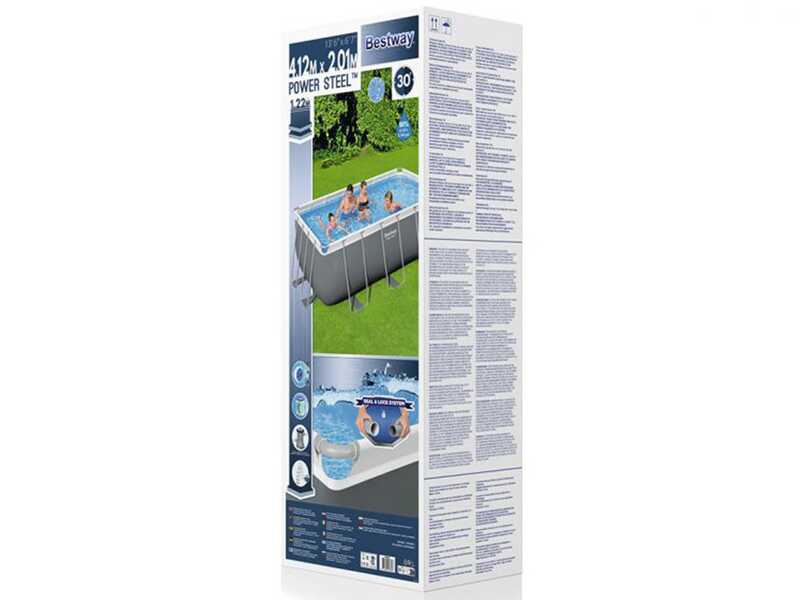 Bestway Power Steel 56456 - 412x201x122 cm - Piscina desmontable