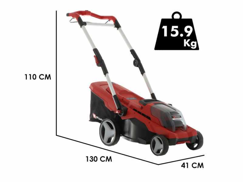 Einhell RASARRO 36/36 - Cortac&eacute;sped de bater&iacute;a - 2x18V/3Ah - Corte de 36 cm