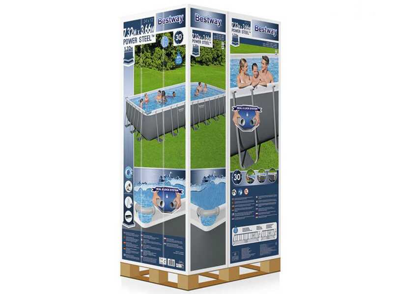 Bestway Power Steel 56475 - 732x366x132 cm - Piscina desmontable