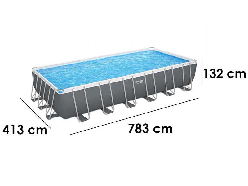 Bestway Power Steel 56475 - 732x366x132 cm - Piscina desmontable