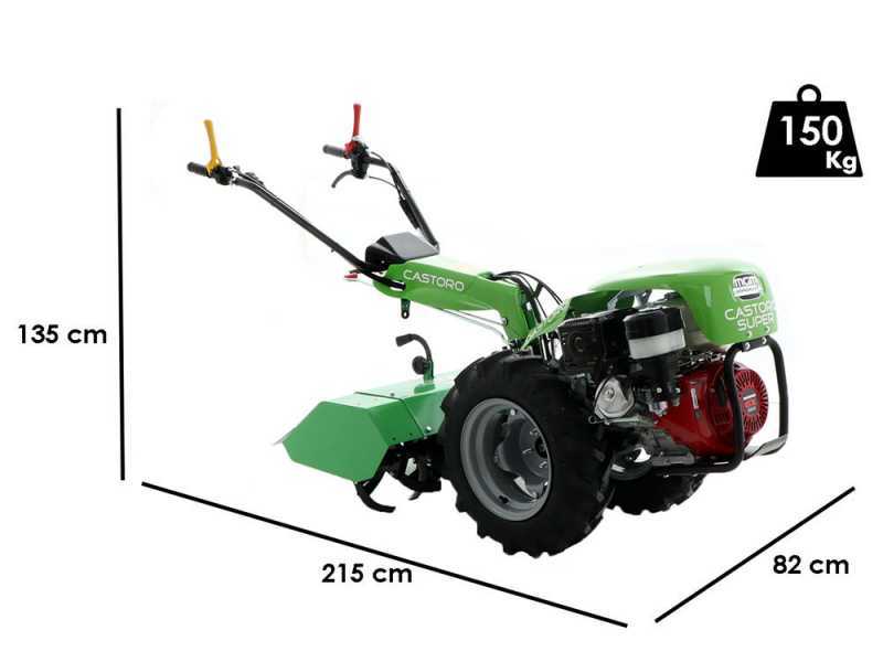 Lampacrescia MGM Castoro Super - Motocultor de gasolina - Honda GX390 - 13HP