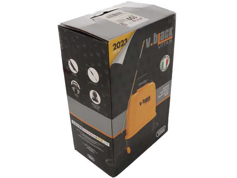 Volpi V-BLACK VITA 16 - Pulverizador el&eacute;ctrico de mochila