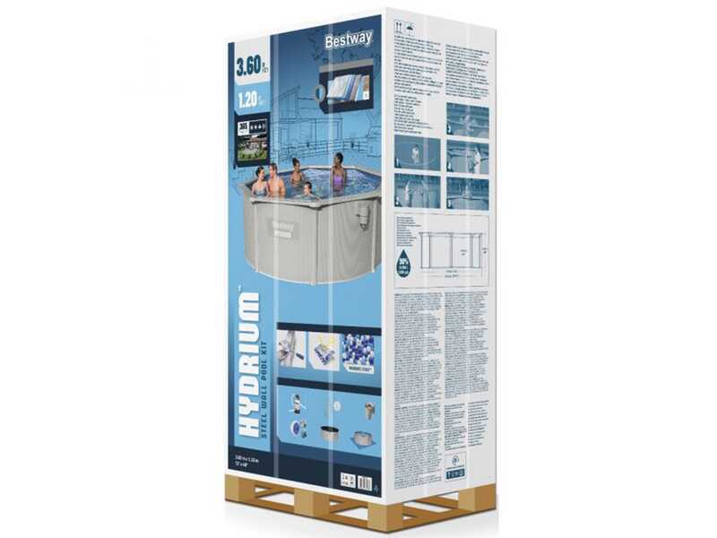Bestway Hydrium 56574 - &Oslash;366x122 cm - Piscina redonda