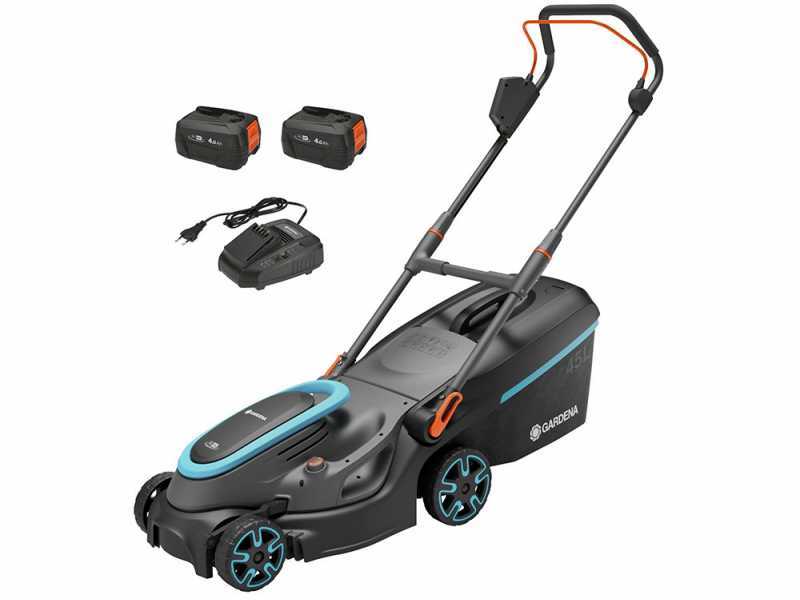 Gardena PowerMax 37/36V P4A - Cortac&eacute;sped de bater&iacute;a - 36V/4 Ah - Corte 37 cm