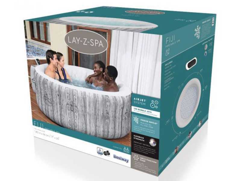 Bestway Lay-Z-Spa Fiji AirJet 60085 - &Oslash;180x66 cm - Piscina hidromasaje spa