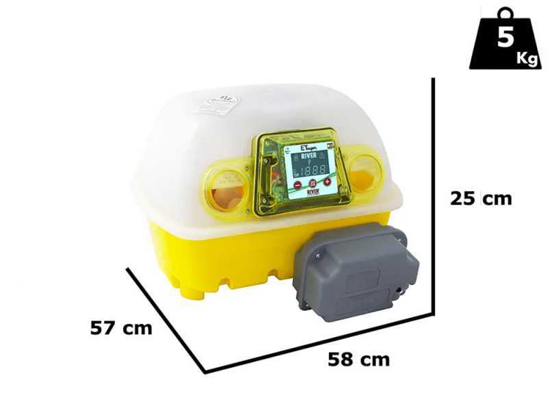 River Systems ET 12 SUPER BIOMASTER - Incubadora de huevos autom&aacute;tica - 12 huevos