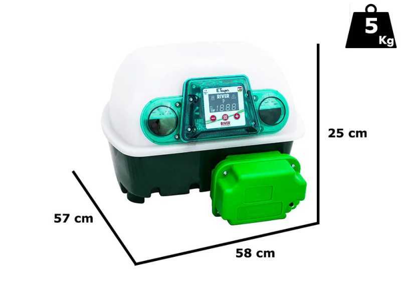 River Systems ET 12 SUPER - Incubadora de huevos autom&aacute;tica - 12 huevos