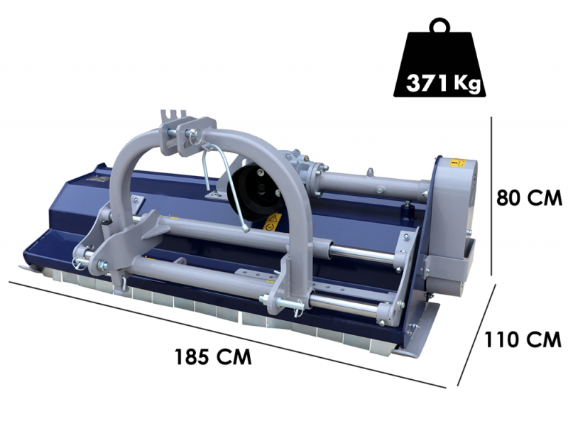 BullMach Rea 165 S - Trituradora para tractor - Serie media - Desplazamiento manual