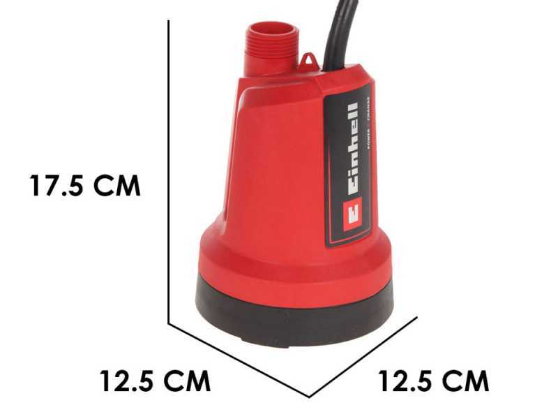 Bomba sumergible para agua limpia Einhell GE-SP LL 18 Li - 18V 2,5 Ah y cargador