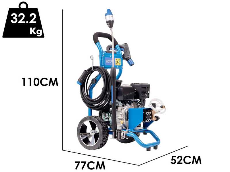 Nilfisk MC 3C 180/750 PET - Hidrolimpiadora de gasolina profesional - 210 bar - 750 l/h