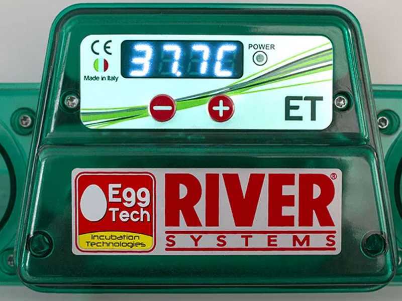 River Systems ET 24 - Incubadora de huevos manual - 24 huevos