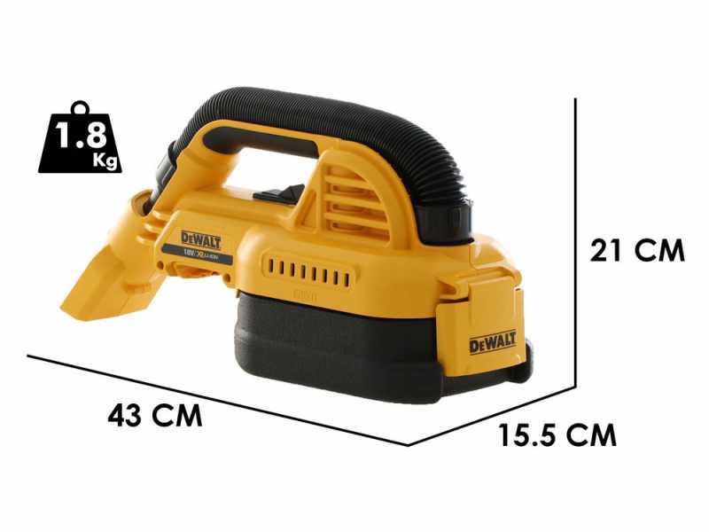 Aspirador de s&oacute;lidos y l&iacute;quidos port&aacute;til de bater&iacute;a DeWalt DCV517N-XJ - BATER&Iacute;A Y CARGADOR NO EST&Aacute;N INCLUIDOS