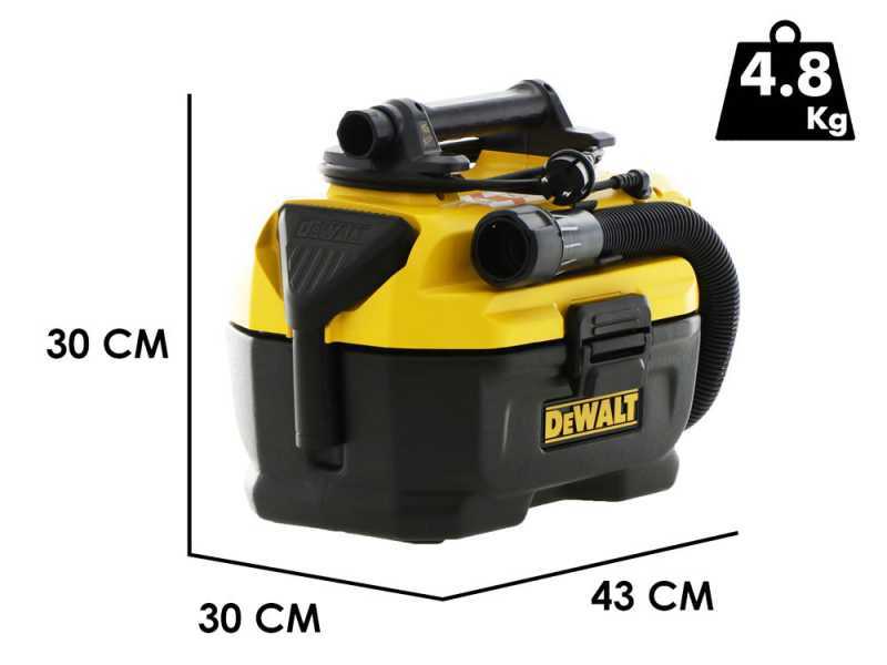 DeWalt DCV584L-QW - Aspirador de s&oacute;lidos y l&iacute;quidos h&iacute;brido port&aacute;til - BATER&Iacute;A Y CARGADOR NO EST&Aacute;N INCLUIDOS