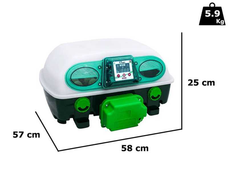 River Systems ET 24 SUPER - Incubadora de huevos autom&aacute;tica - 24 huevos