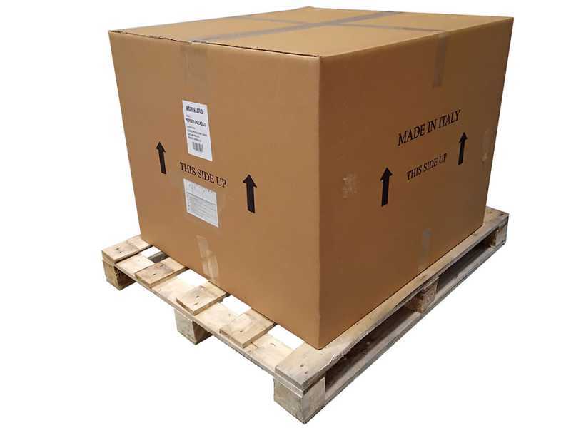 Rossofuoco Campagnolo Rosso - Horno de le&ntilde;a de exterior con carro