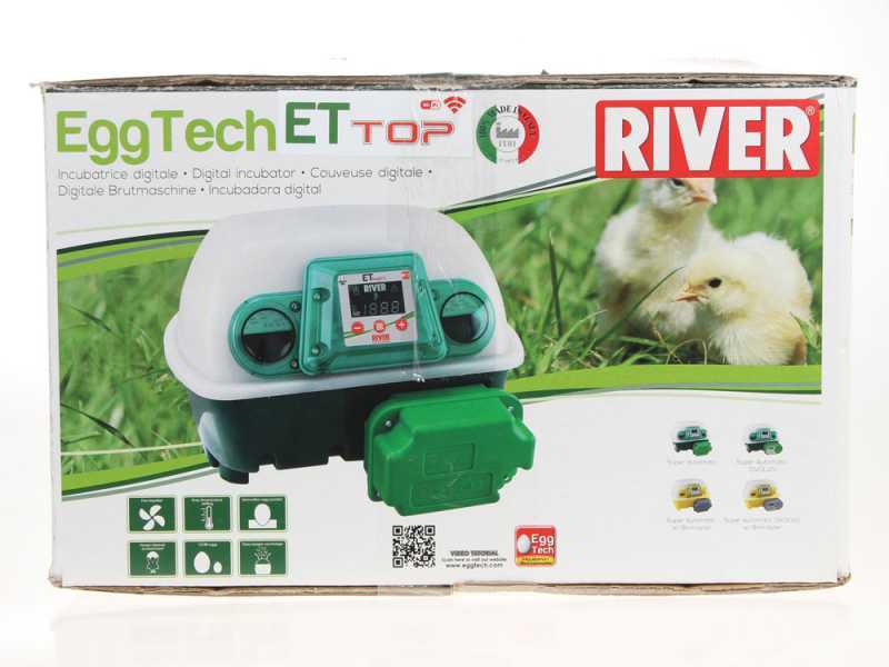 River Systems ET 24 TOP - Incubadora de huevos autom&aacute;tica - 24 huevos