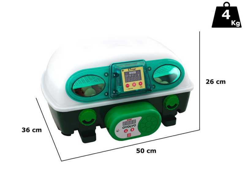 River Systems ET 24 TOP - Incubadora de huevos autom&aacute;tica - 24 huevos