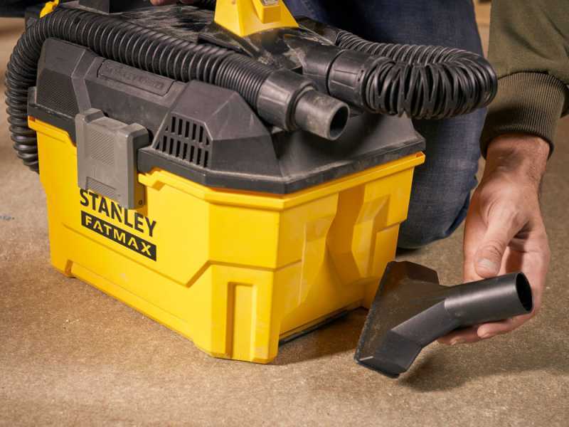 Stanley V20 SFMCV002B-XJ - Aspirador de s&oacute;lidos y l&iacute;quidos port&aacute;til inal&aacute;mbrico - SIN BATER&Iacute;A NI CARGADOR