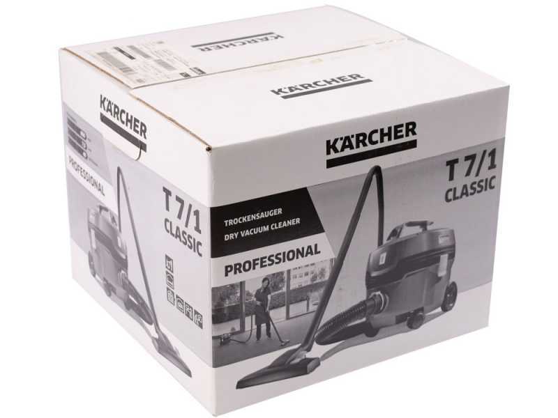K&auml;rcher Pro T 7/1 Classic - Aspirador profesional ULTRA silencioso - 850 W