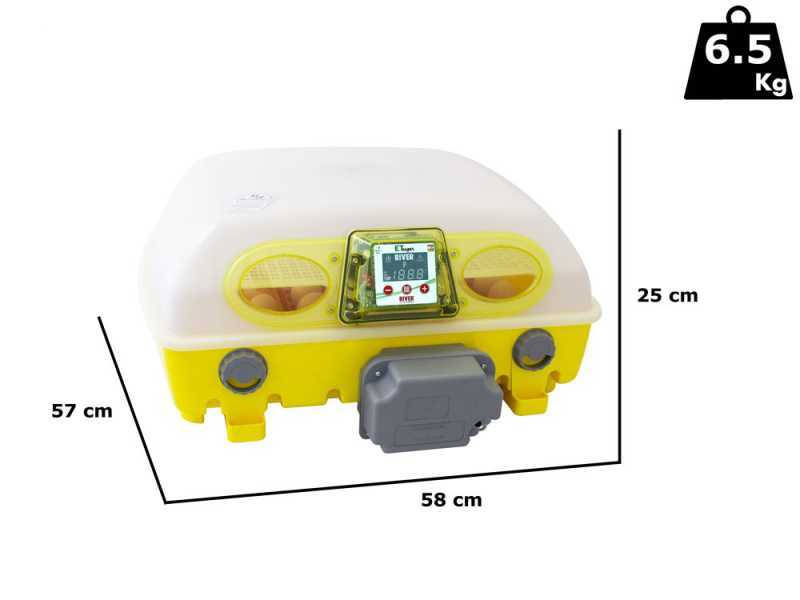 River Systems ET 49 SUPER BIOMASTER - Incubadora de huevos autom&aacute;tica - 49 huevos
