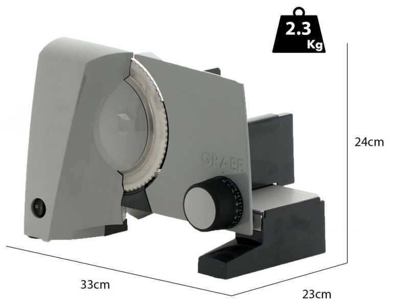 Graef G50EU - Cortadora de fiambre con cuchilla de 170 mm
