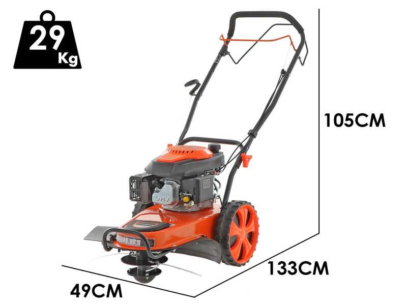 Redback S22V-T6 - Desbrozadora de ruedas a gasolina - 4 tiempos - autopropulsada