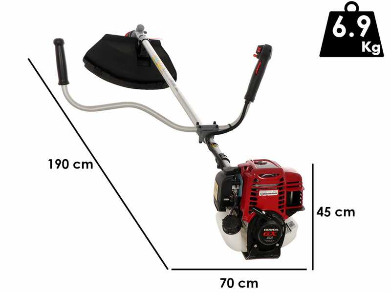 EuroMech HO 35 C Desbrozadora de gasolina 4 tiempos Motor Honda GX35