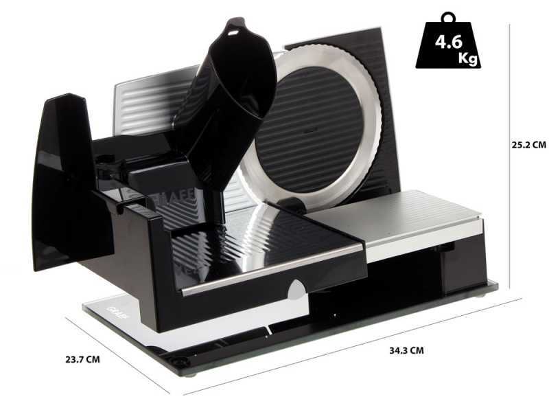 Graef SKS 320 - Cortadora de fiambre con cuchilla de 170 mm