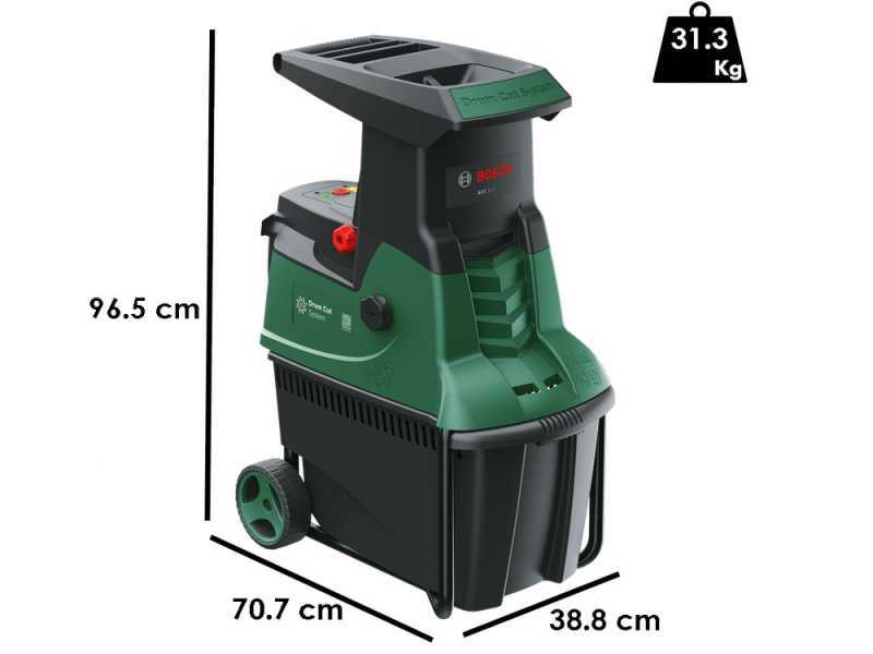 Bosch AXT 25 D - Biotrituradora el&eacute;ctrica - Recogedor 53 L