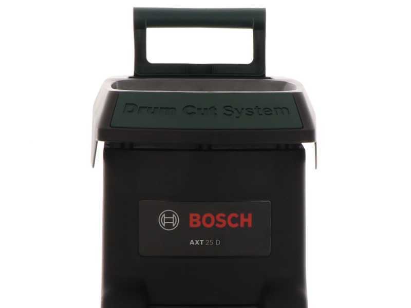 Bosch AXT 25 D - Biotrituradora el&eacute;ctrica - Recogedor 53 L