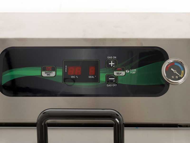 Envasadora al vac&iacute;o profesional Euro 520 Pro Inox - Barra de soldadura de 52 cm 