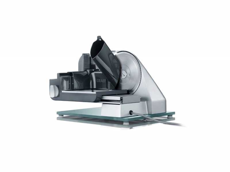 Graef Classic C20 TWIN Silver - Cortadora de fiambre con cuchilla de 170 mm