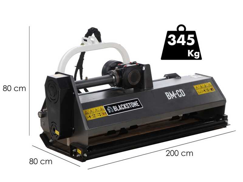 Blackstone BM-CD 180 - Trituradora para tractor - Serie mediana - Desplazamiento hidr&aacute;ulico