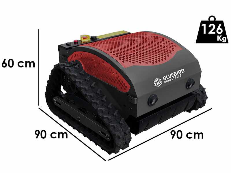 Blue Bird FM 23-53 - Robot desbrozador a control remoto h&iacute;brido