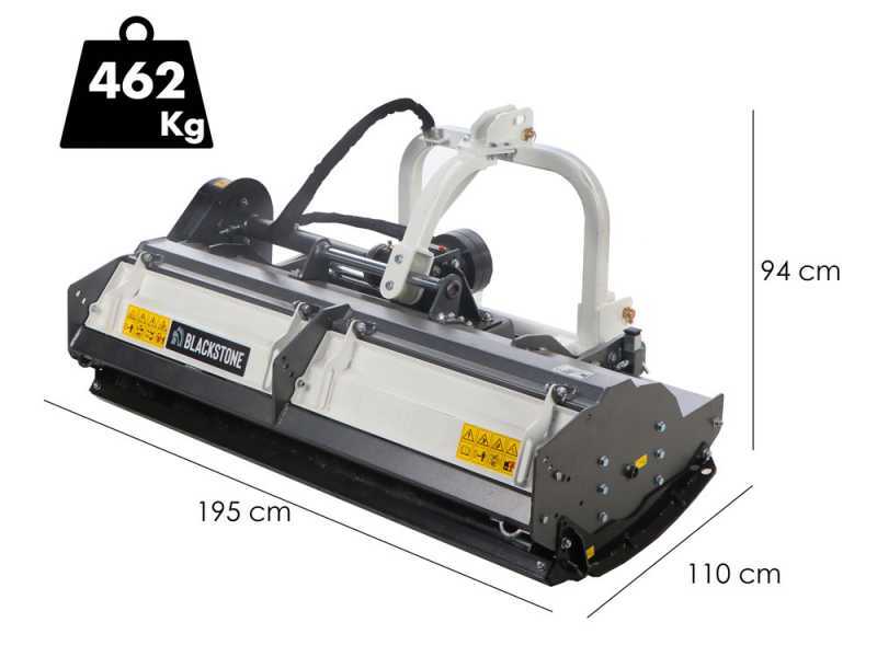 BlackStone BP-CD 180 - Trituradora para tractor - Serie pesada - Desplazamiento hidr&aacute;ulico