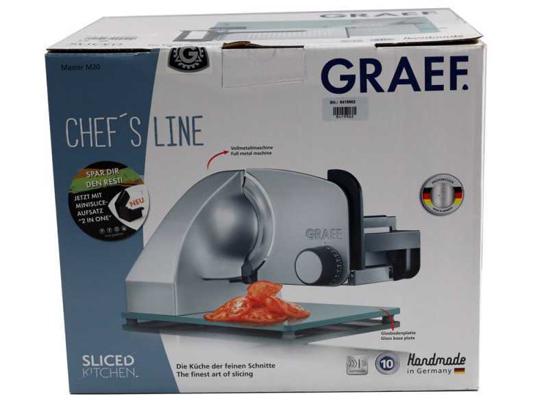 Graef Master M20 - Cortadora de fiambre con cuchilla de 170 mm